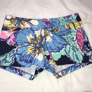 Lilly Pulitzer Floral Pattern Shorts